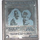 Letterpress Printer Wood Block Photo-Etch Cut Stamp:Alex & The Gypsy Jack Lemmon