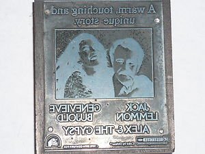 Letterpress Printer Wood Block Photo-Etch Cut Stamp:Alex & The Gypsy Jack Lemmon