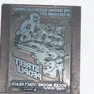 Letterpress Printer Wood Block Photo-Etch Cut Stamp:Street People,Roger Moore'76