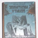 Letterpress Printer Wood Block Photo-Etch Cut Stamp:Nightmare County 1977