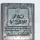 Letterpress Printer Wood Block Photo-Etch Cut Stamp:Car Wash,Richard Pryor 1976