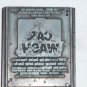 Letterpress Printer Wood Block Photo-Etch Cut Stamp:Car Wash,Richard Pryor 1976