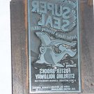 Letterpress Printer Wood Block Photo-Etch Cut Stamp: Super Seal ,Foster Brooks