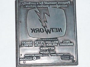 Letterpress Printer Wood Block Photo-Etch Cut Stamp:Network Dunaway,Duval,Holden