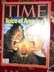Howard Stern Time Magazine Rush Limbaugh November Nov 1st 1993
