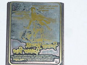 Letterpress Printer Wood Block Photo Stamp Forever Young,Forever Free,e'Lollipop