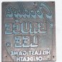 Letterpress Printer Wood Block Photo Etch Stamp: Goodbye,Bruce Lee Movie 1975 li