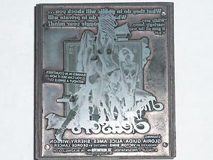 Letterpress Printer Wood Block Photo-Etch Stamp: The Teasers Movie,George Lancer