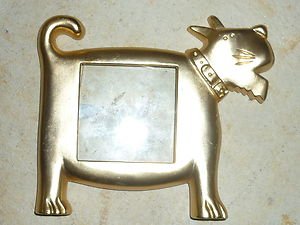 Metal Dog Shape Picture Frame 1.75x1.75 / 4.5x3.5