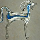 Handmade Mouth Blown Glass Blowing Horse Figure Figurine 6"H