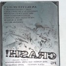 Letterpress Printer Wood Block Photo-Etch Zinc Stamp Crash! John Carradine