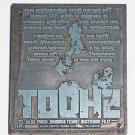 Letterpress Printer Wood Block Photo-Etch Zinc Stamp: Shoot, Robertson, Borgnine