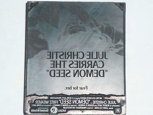 Letterpress Printer Wood Block Photo-Etch Zinc Stamp: Demon Seed Julie Christie