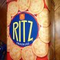 Advertising Tin Ritz Crackers Retro Style Logo 8.5x6x5" 1994