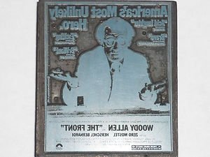 Letterpress Printer Wood Block Photo-Etch Zinc Cut Stamp: Woody Allen The Front