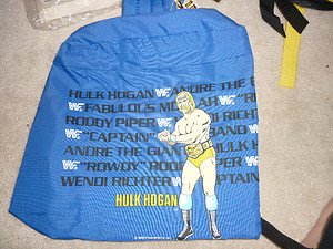 WWF Hulk Hogan Backpack nylon  1985 K&J Industries