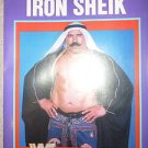 WWF Twin Pocket Paper Portfolio The Iron Sheik by Plymouth Inc. 1985 wwe