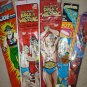 WWF & GI Joe 5 Kite Set Hulk Hogan Ultimate Warrior Sgt Slaughter NWO WCW WWE