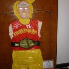 WWF Hulk Hogan Halloween Costume Boys Med. Ben Cooper 1985 4 feet tall (wwe wcw)
