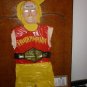 WWF Hulk Hogan Halloween Costume Boys Med. Ben Cooper 1985 4 feet tall (wwe wcw)
