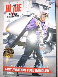 GI Joe Classic Collection Navy Aviation Fuel Handler grape 12" Action Figure 97