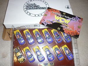 WCW Racing Champions Mail Order Limited Edition of 2500 12 Cars 1/64 1998 (wwe)