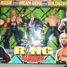 Toy Biz WCW RARE Mean Gene Okerland 3pak Ring Announcer Series action figure wwe