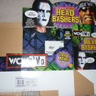Toy Biz WCW Head Bashers Display Carton Sting Hulk Hogan action figure flattened
