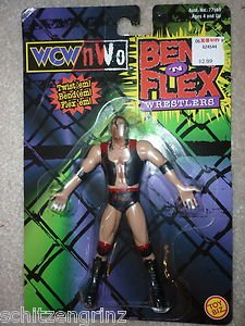 Toy Biz WCW Bend N Flex Bend-Ems Bendy Scott Hall action figure '99 wwe just toy