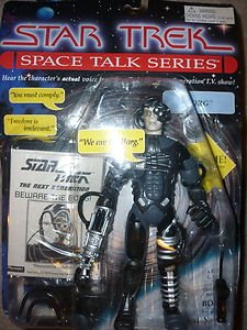 Playmates Star Trek TNG Space Talk Series Borg 6080/6085 action figure TALKING