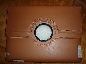 Ipad Case Saddle Color (light brown / tan)