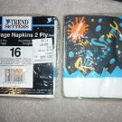 Ren and Stimpy Birthday Party 8 10x10 Napkins Trend Setters '92