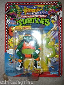 Playmates TMNT Shell Slammin' Mike Pro Wrestling Wrestler w/ Belt action figure