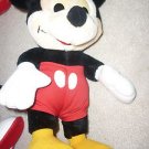 Playskool 14"   Mickey Mouse Plush action figure doll 1980s