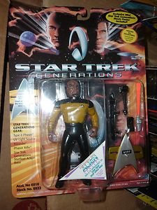 Playmates Star Trek Generations Lt Commander Worf action figure 6910/6922 '94