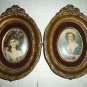 A Cameo Creation Lady Sheffield Thomas Gainsborough Pair Lot of 2 Set Framed 6"H