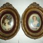 A Cameo Creation Lady Sheffield Thomas Gainsborough Pair Lot of 2 Set Framed 6"H