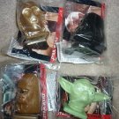 Topps Star Wars Wacky Workshop Candy Head Containers yoda chewbacca c3po vader