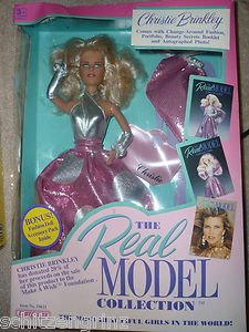 Matchbox Real Model Collection Christie Brinkley 12" doll action figure 1989