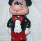 Mickey Mouse wearing Tuxedo Blow Bubbles Bottle 1990s 4.5" action figure
