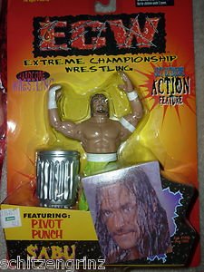 OSFT ECW Sabu action figure 1999 wwe wcw