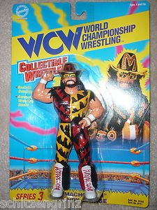 OSFT WCW Series 3 Macho Man Randy Savage king Action Figure 1994  wwf wwe