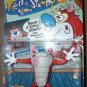 Mattel Ren and Stimpy Bump-A-Riffic Stimpy 1993 action figure