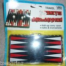 Magnetic Backgammon travel set with carry case