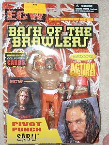 OSFT ECW Bash of the Brawlers Sabu action figure 2000 wwe wcw