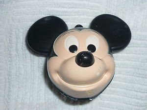 Mickey Mouse Hollow Storage Head Holds Toy Pieces 1990s