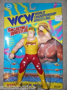 OSFT WCW Series 3 Hard Rubber Hulk Hogan Action Figure 1994   wwf