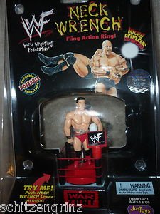 Just Toys WWF MICRO Bend-Ems Neck Wrench Ring Goldust Ken Shamrock action figure