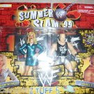 Jakks WWF Summer Slam 99 2 Tuff 5 Debra McMichaels Jeff Jarrett J action figure