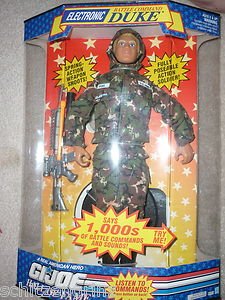 GI Joe 12" Talking Electronic Duke Battle Command Army action figure 1992